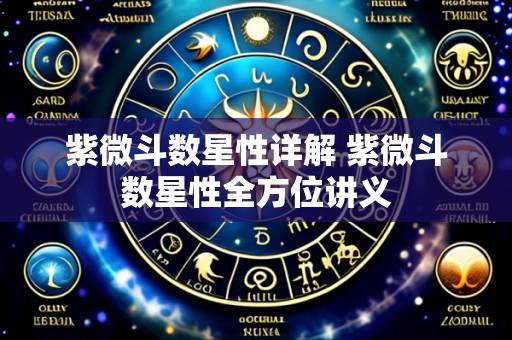 紫微斗数星性详解 紫微斗数星性全方位讲义