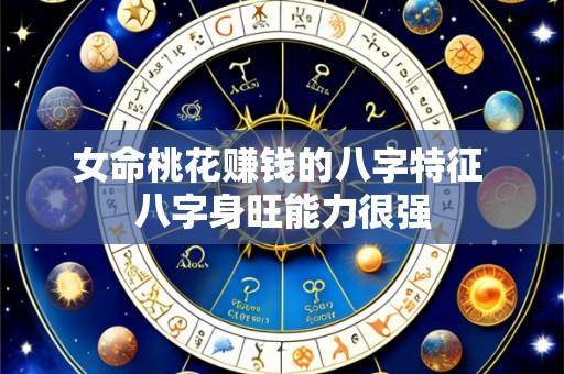 女命桃花赚钱的八字特征 八字身旺能力很强
