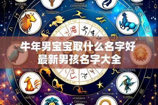 牛年男宝宝取什么名字好 最新男孩名字大全