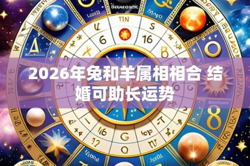 2026年兔和羊属相相合 结婚可助长运势