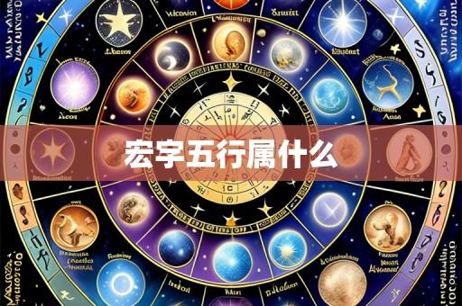 宏字五行属什么