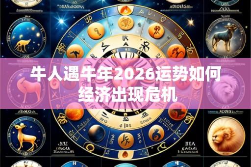 牛人遇牛年2026运势如何 经济出现危机