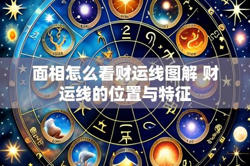 面相怎么看财运线图解 财运线的位置与特征