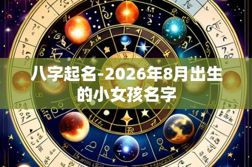 八字起名-2026年8月出生的小女孩名字
