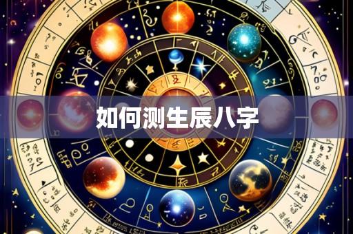 如何测生辰八字