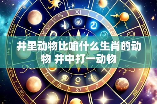井里动物比喻什么生肖的动物 井中打一动物