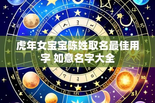 虎年女宝宝陈姓取名最佳用字 如意名字大全