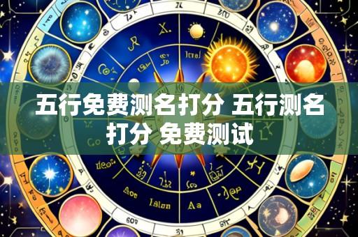 五行免费测名打分 五行测名打分 免费测试