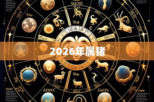 2026年属猪