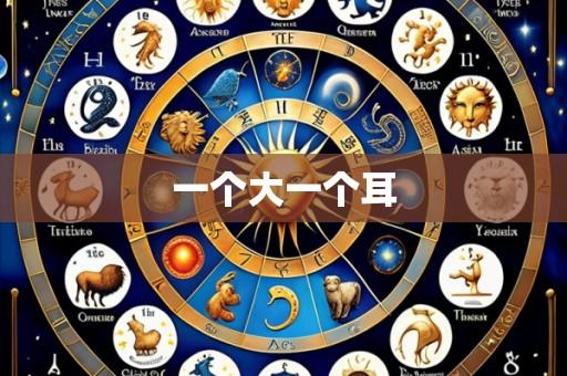 一个大一个耳