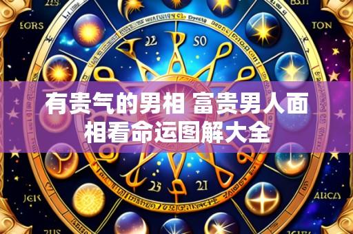 有贵气的男相 富贵男人面相看命运图解大全