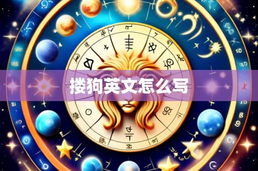 搂狗英文怎么写