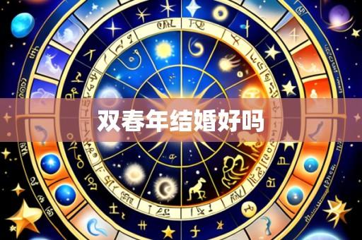 双春年结婚好吗