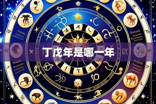 丁戊年是哪一年