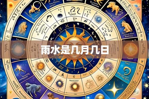 雨水是几月几日