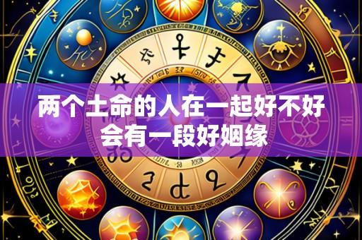 两个土命的人在一起好不好 会有一段好姻缘