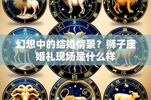 幻想中的结婚情景?狮子座婚礼现场是什么样