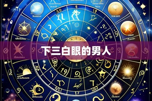 下三白眼的男人