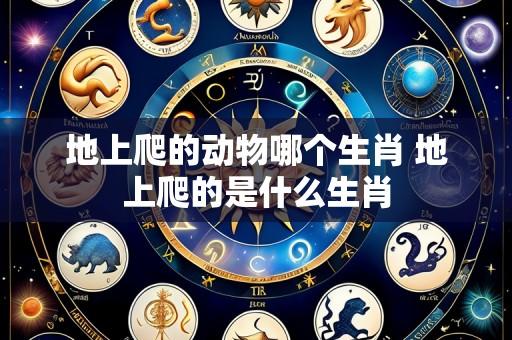 地上爬的动物哪个生肖 地上爬的是什么生肖