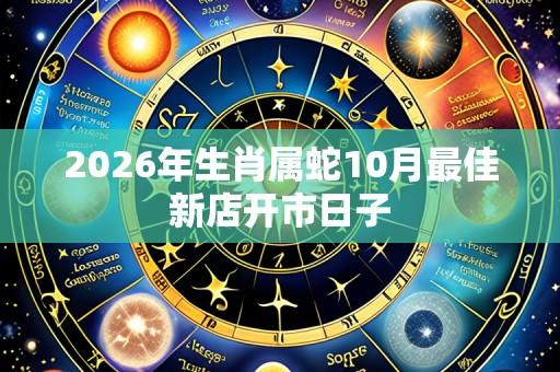 2026年生肖属蛇10月最佳新店开市日子