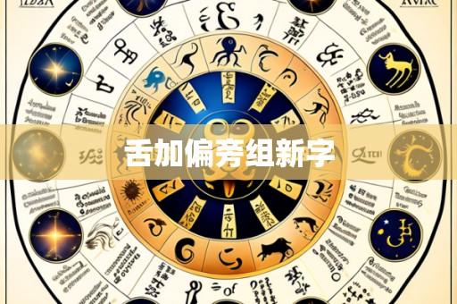 舌加偏旁组新字