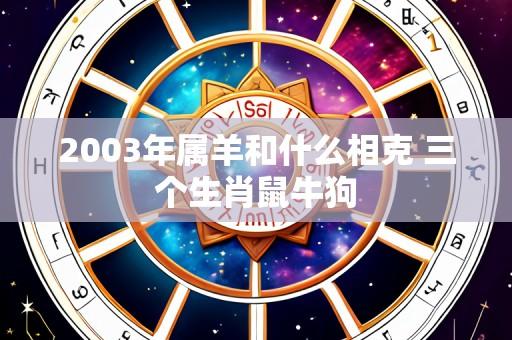 2003年属羊和什么相克 三个生肖鼠牛狗