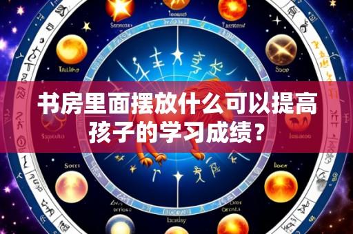 书房里面摆放什么可以提高孩子的学习成绩？