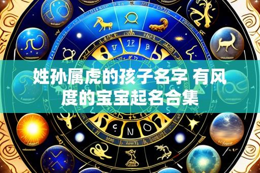 姓孙属虎的孩子名字 有风度的宝宝起名合集