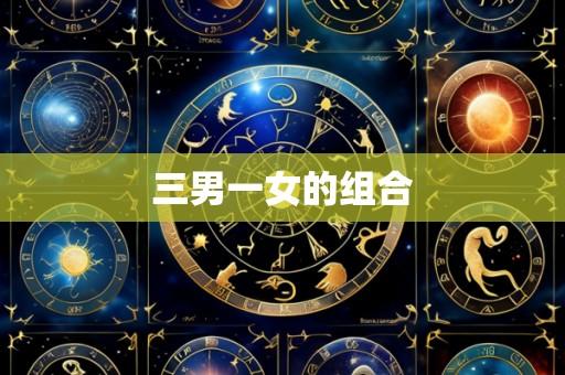 三男一女的组合