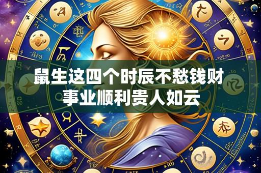 鼠生这四个时辰不愁钱财 事业顺利贵人如云