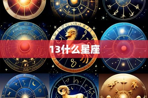 13什么星座