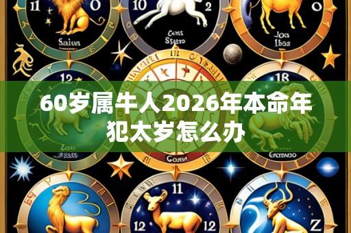 60岁属牛人2026年本命年犯太岁怎么办