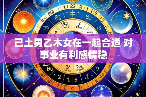 己土男乙木女在一起合适 对事业有利感情稳
