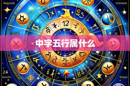 中字五行属什么