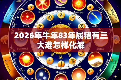 2026年牛年83年属猪有三大难怎样化解