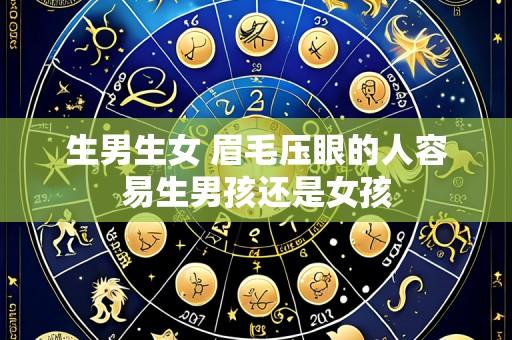 生男生女 眉毛压眼的人容易生男孩还是女孩