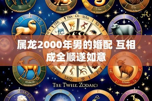属龙2000年男的婚配 互相成全顺遂如意