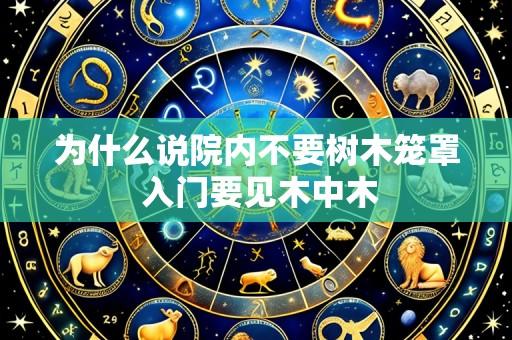 为什么说院内不要树木笼罩 入门要见木中木