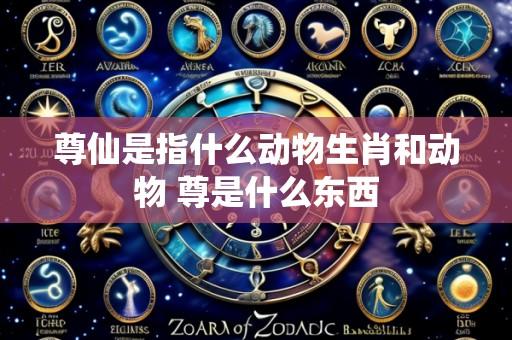 尊仙是指什么动物生肖和动物 尊是什么东西