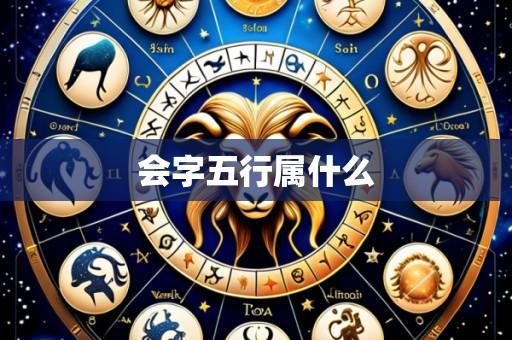 会字五行属什么