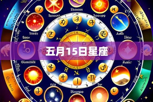 五月15日星座