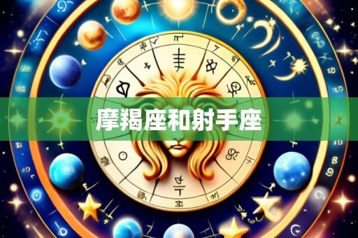 摩羯座和射手座