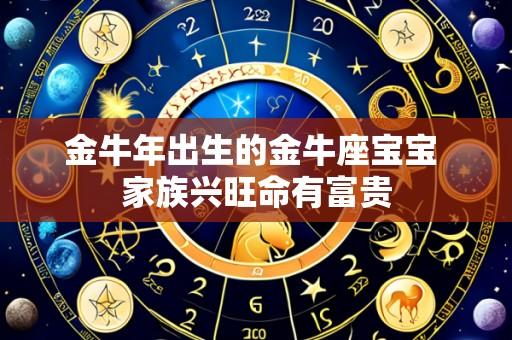 金牛年出生的金牛座宝宝 家族兴旺命有富贵
