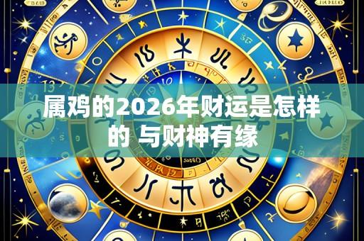 属鸡的2026年财运是怎样的 与财神有缘