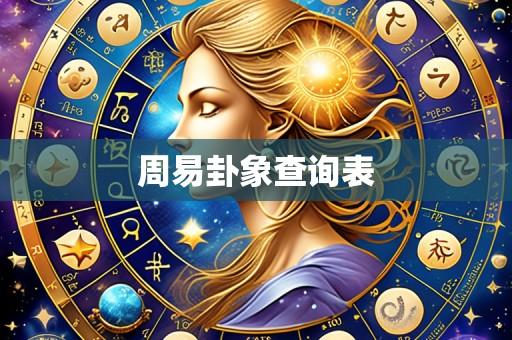 周易卦象查询表