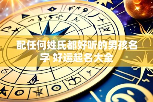 配任何姓氏都好听的男孩名字 好运起名大全