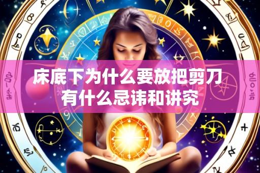 床底下为什么要放把剪刀 有什么忌讳和讲究