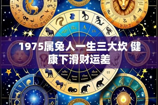 1975属兔人一生三大坎 健康下滑财运差