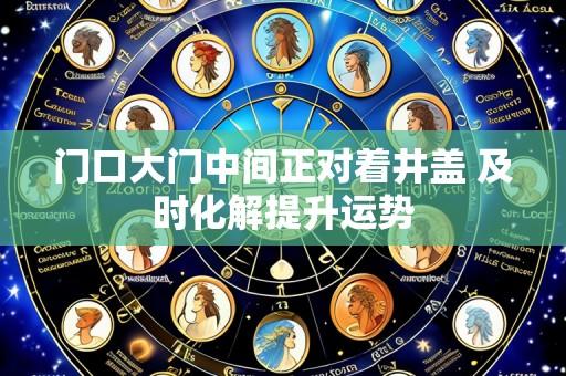 门口大门中间正对着井盖 及时化解提升运势