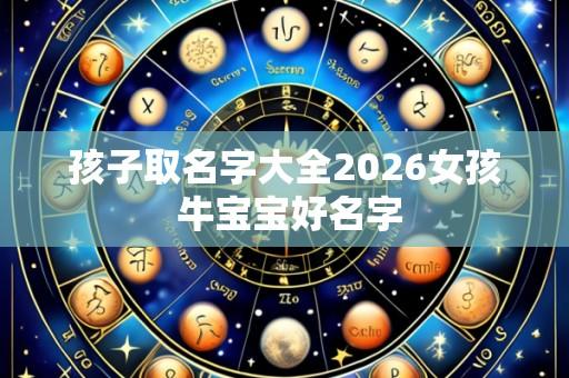 孩子取名字大全2026女孩 牛宝宝好名字